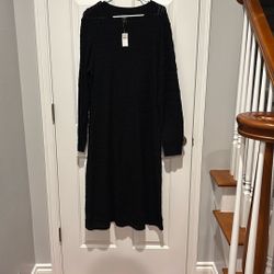GAP Black Sweater Dress Size Xl