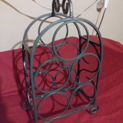 Wine Rack Wrought Iron. 