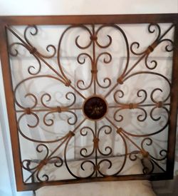 Iron wall art