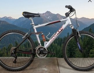 Full Suspension Mountain Bike Silver