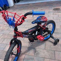 new Children's Spiderman Bike 16 inches 