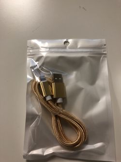 USB iPhone charging cable. $5, 2 for $8