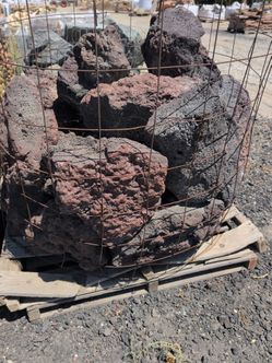 Burgundy Lava Boulders