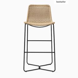 West Elm Slope Indoor/ Outdoor Barstool 