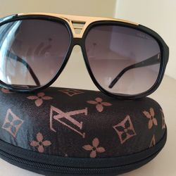 Louis Vuitton Evidence Gold Sunglasses 