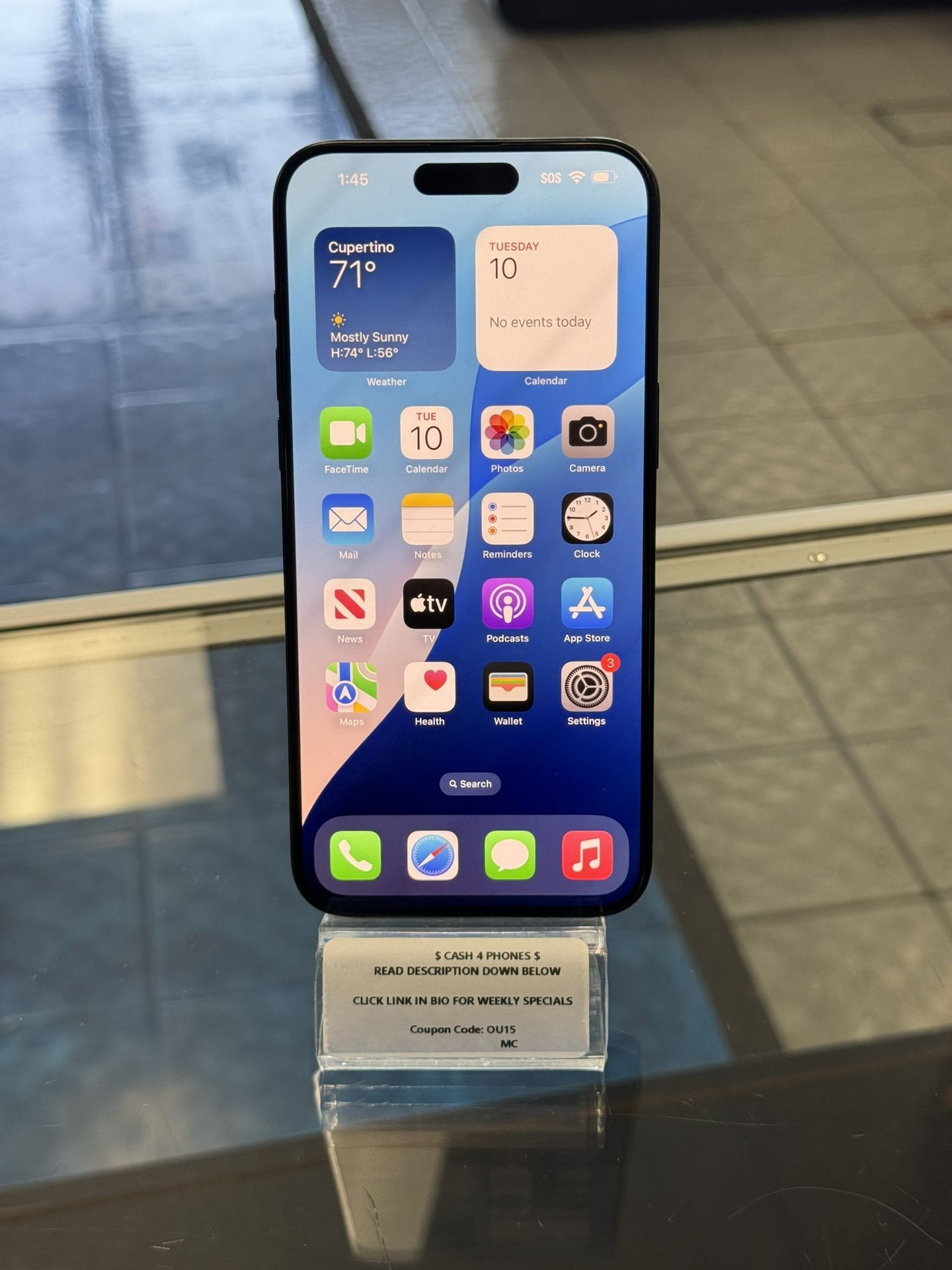 iPhone 15 Pro Max 256gb T-Mobile Metro PCS