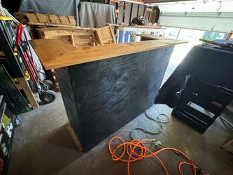 Custom Hand-Made Home Bar – Slightly Used & Sturdy