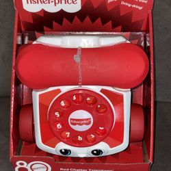 New Fisher Price Red Chatter Phone 80th Anniversary 