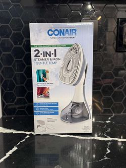 Conair 2 in 1 steamer and iron with gentle temp