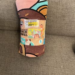 New Squashmallows Beach Towel Surf Squad
