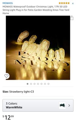 New waterproof outdoor Christmas/wedding light