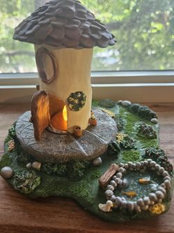 Handcrafted Miniature Clay Fairy House