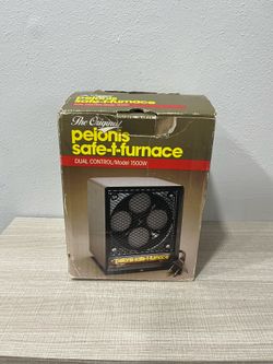 Vintage Pelonis Safe-T-Furnace Model 1500W Ceramic Disc Heater TESTED