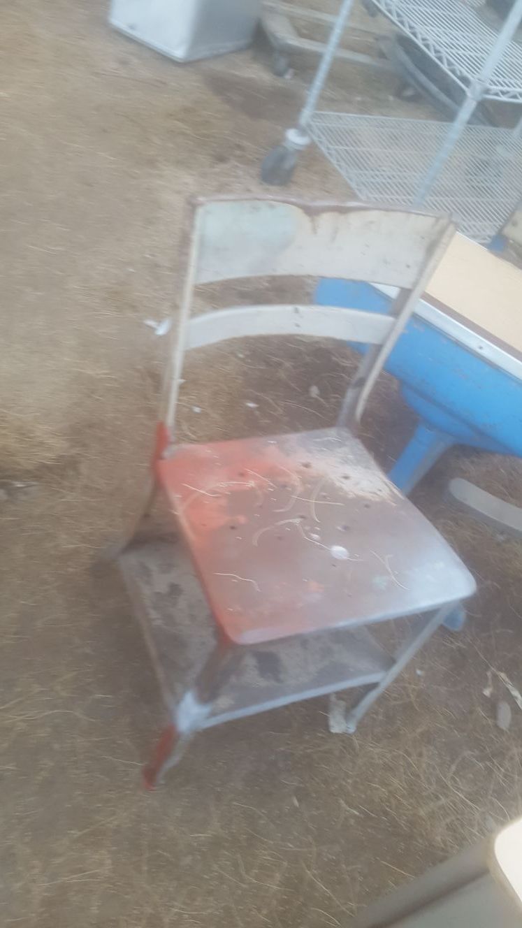 Antique school chair