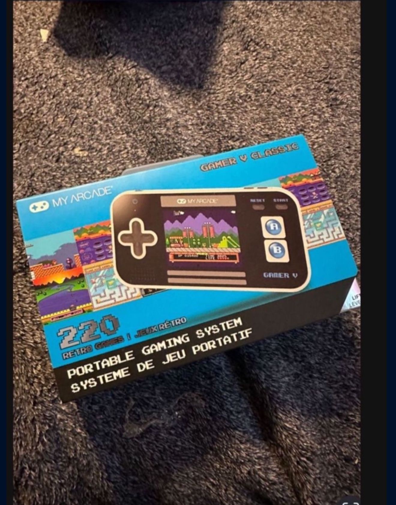 My Arcade Pocket Player Portable Gaming System 220 Retro Games
