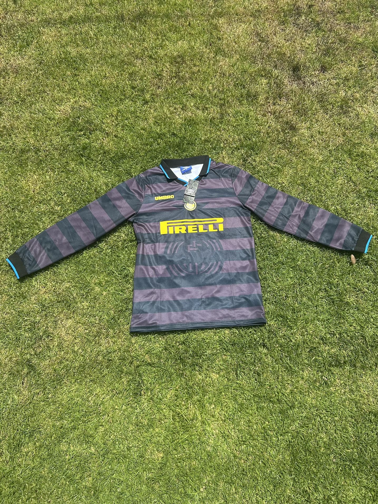 97/98 Long Sleeve Inter Milan Third Jersey (Medium)