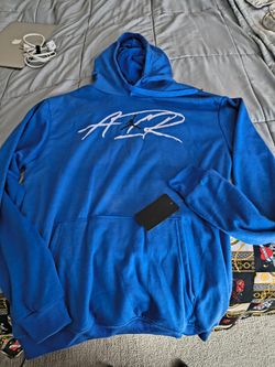 Jordan X Travis Scott Cactus Jack Blue Hoodie