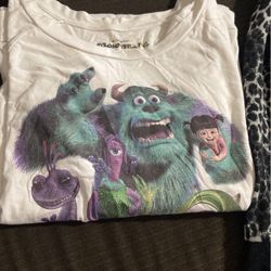 Monsters Inc Long Sleeve And Sweater Vest Size.large 2 For $5