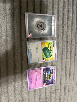 Poke center card lot