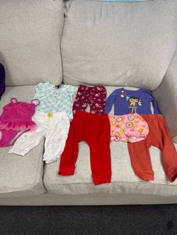 Month Baby Girl Clothes Bundle – 6 Pieces – Great Condition!  Adorable baby girl clothing bundle, size 12 months. All items are in great, gently used 