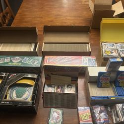 Huge Vintage Baseball Card Collection – Sets, Boxes, Packs (80s–90s)