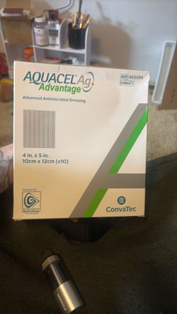 Aquacel Ag Advantage Advanced antimicrobial dressing, 10 pack