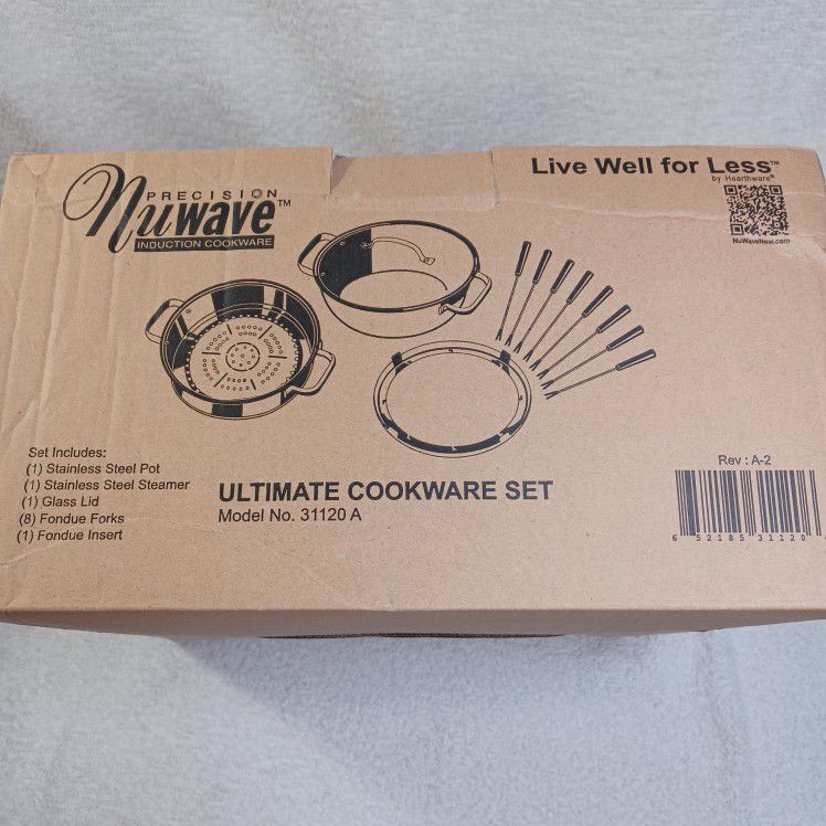 Nuwave Precision Induction Ultimate Cookware Set | Model 31120 Complete