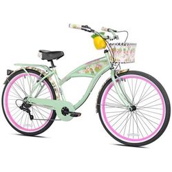 Kent Margaritaville 26" Cruiser Bike - Light Mint Green/Pink