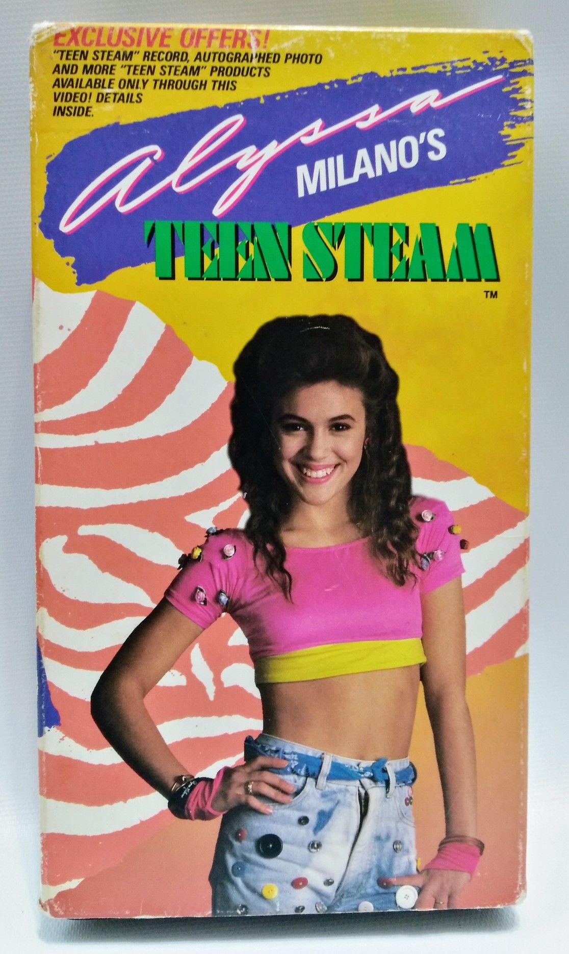 Alyssa Milano's TEEN STEAM workout exercise VHS