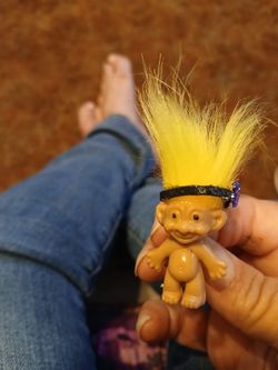 Handmade troll pin