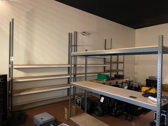 Heavy Duty Industrial Metal Shelving Racks - Multiple Units - Great Condition!