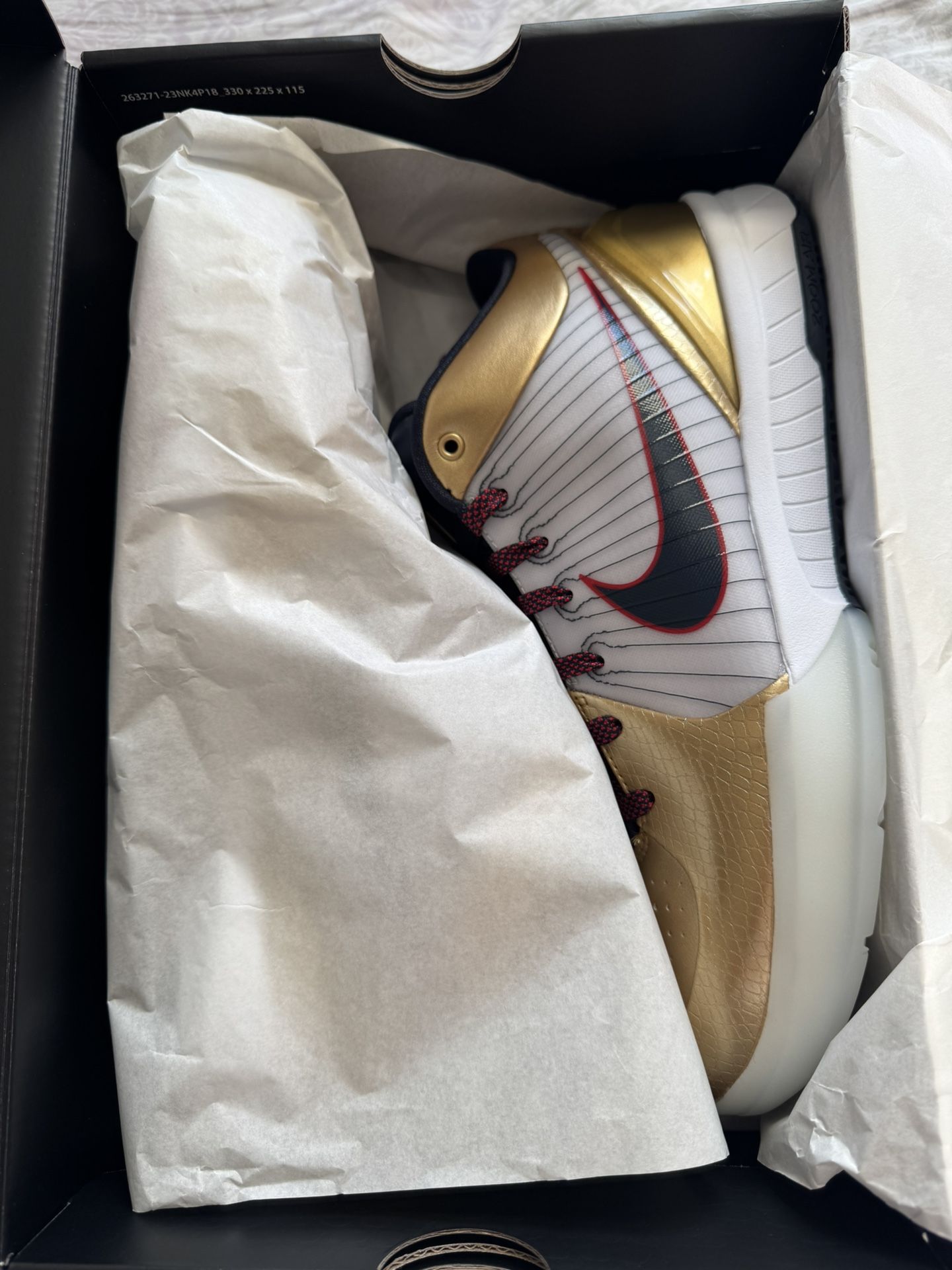 Nike Kobe 4 Gold Medal