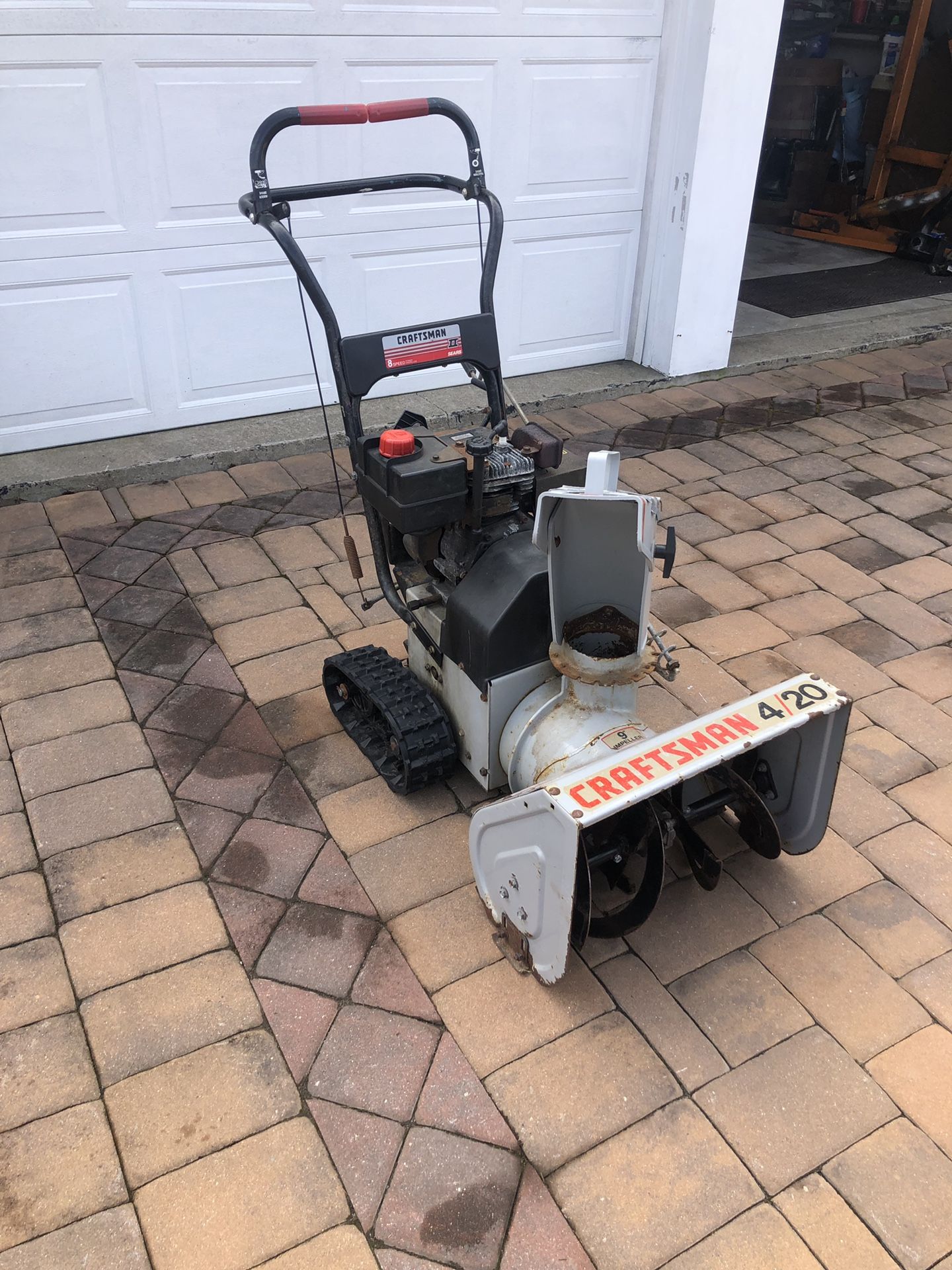 Craftsman Snowblower With Tracks