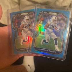 2 Jonathan Taylor Light Blue Prizm Rookies 