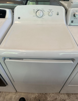 GE Electric Dryer – White, Auto Dry, 6.5 cu ft