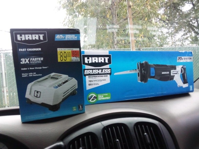 Brand New HART BRUSHLESS RECIPROCATING 20 VOLT SAW