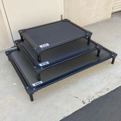 New in Box Heavy Duty Raised Pet Bed (Medium $40, Large $50, X-Large $60) Elevated Dog Bed Cot