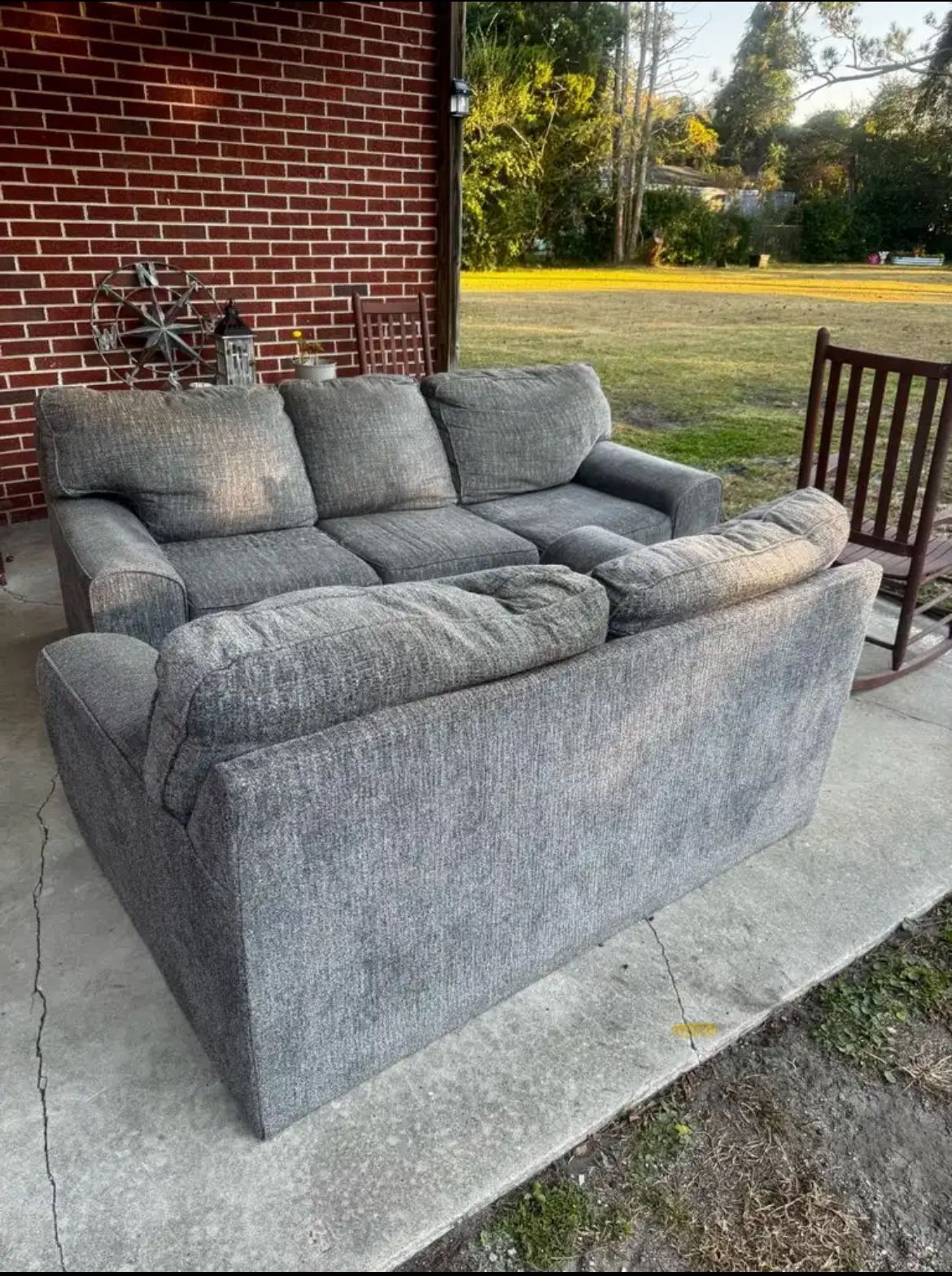 Grey Couch And Sofa