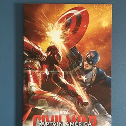 Marvel Civil War Canvas Poster 24”x48”