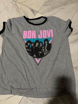 Bon Jovi Graphic Ringer T-Shirt