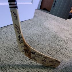 Anaheim Ducks Signed 2018-2019 Team Hockey Stick