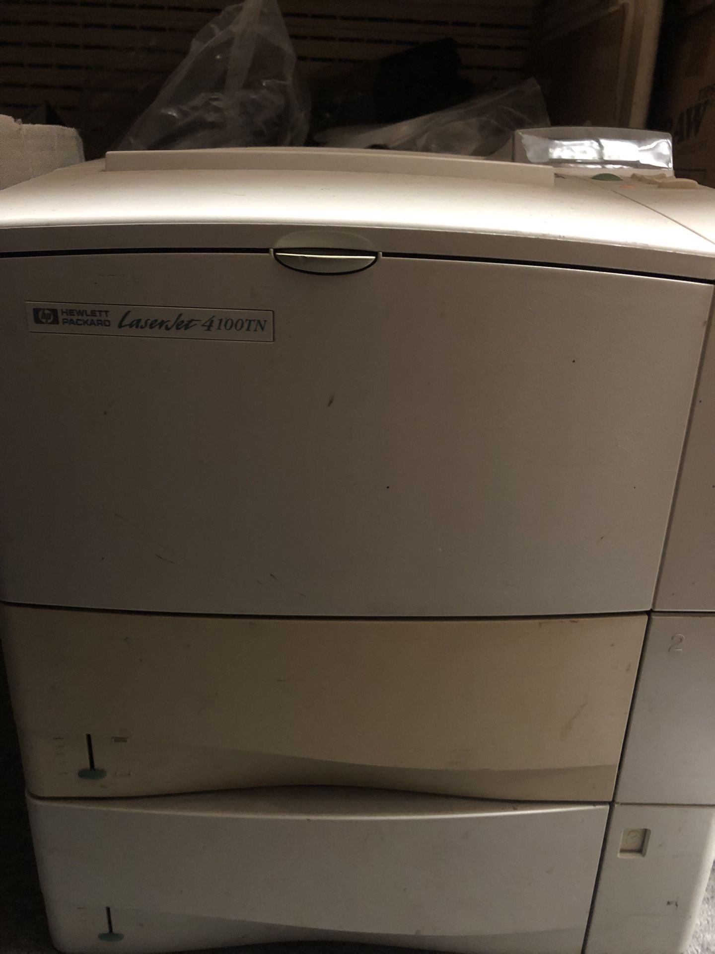 Vintage HP Laserjet 4100TN Printer 