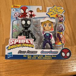 Marvel Spidey Amazing Friends Black Panther Ghost Spider
