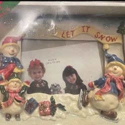 Snowman Frame- BRAND NEW