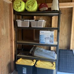 Shelving. 
