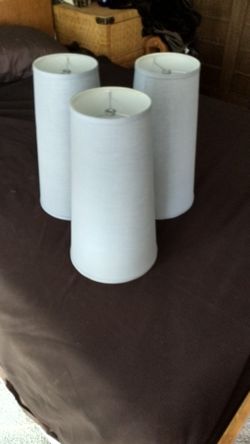 3 Matching Lamp Shades