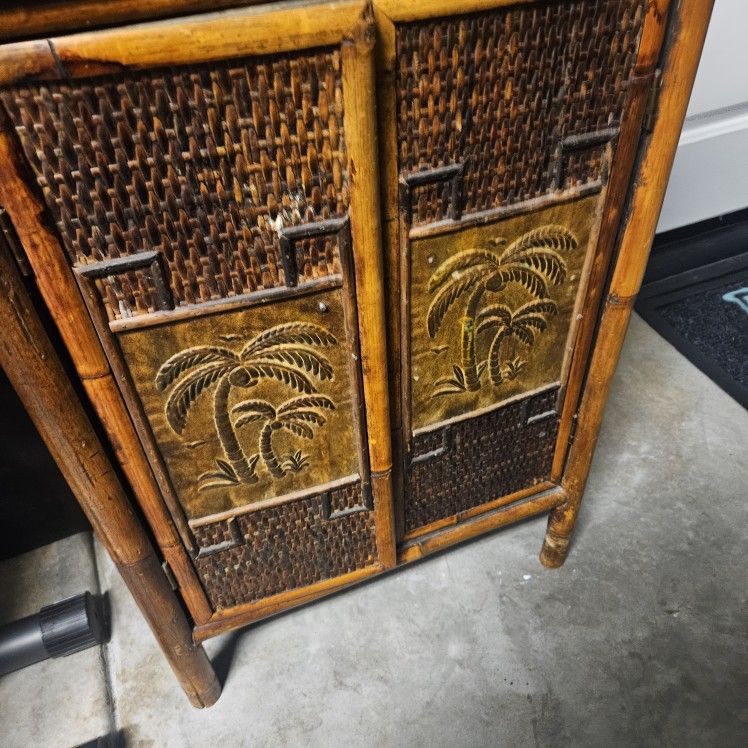 Side Table Cabinet With Drawer And Storage