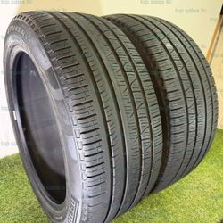 V09  275 45 21 110Y  Pirelli Scorpion  Verde  2 Used Tires 75% Life 
