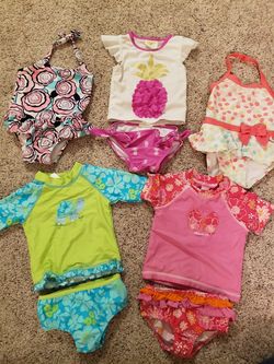 Baby toddler girls swim suits