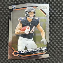 2025 Panini Prizm Colston Loveland #319 Rookie RC CHICAGO BEARS